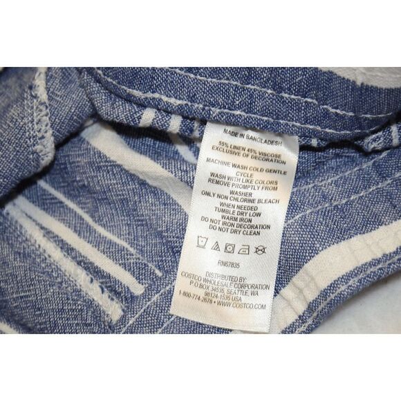 Nautica Linen Striped Shorts - Picture 8 of 9